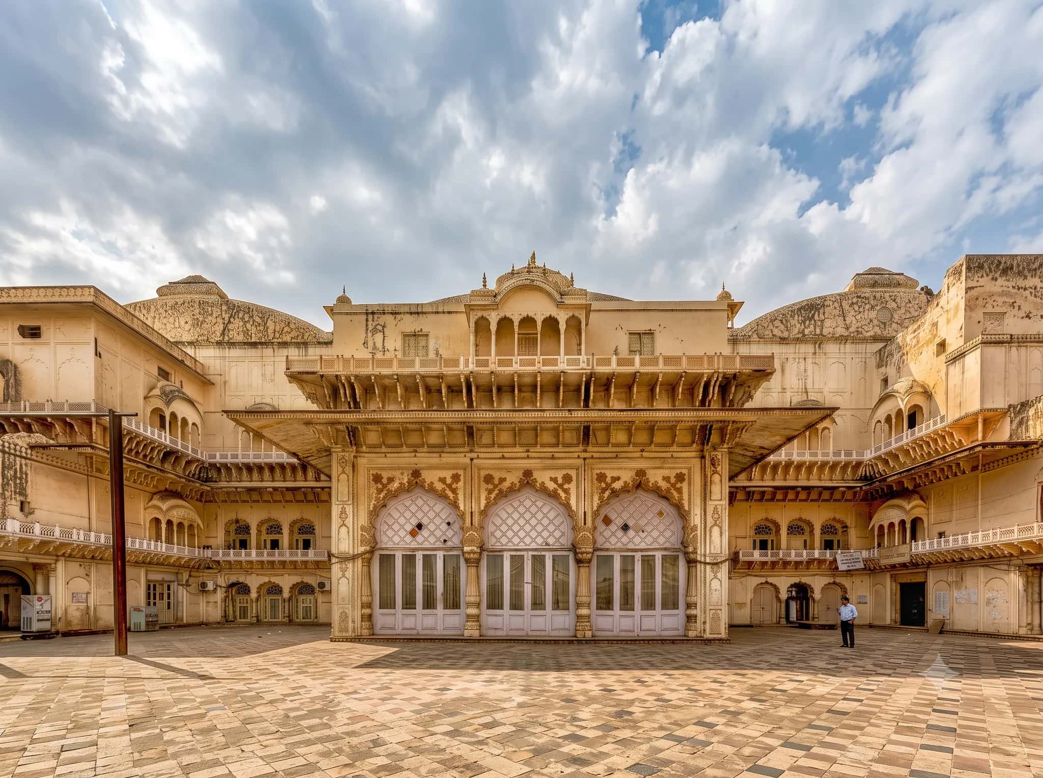 Historic Bala Quila Fort in Alwar, Rajasthan, overlooking the city landscape